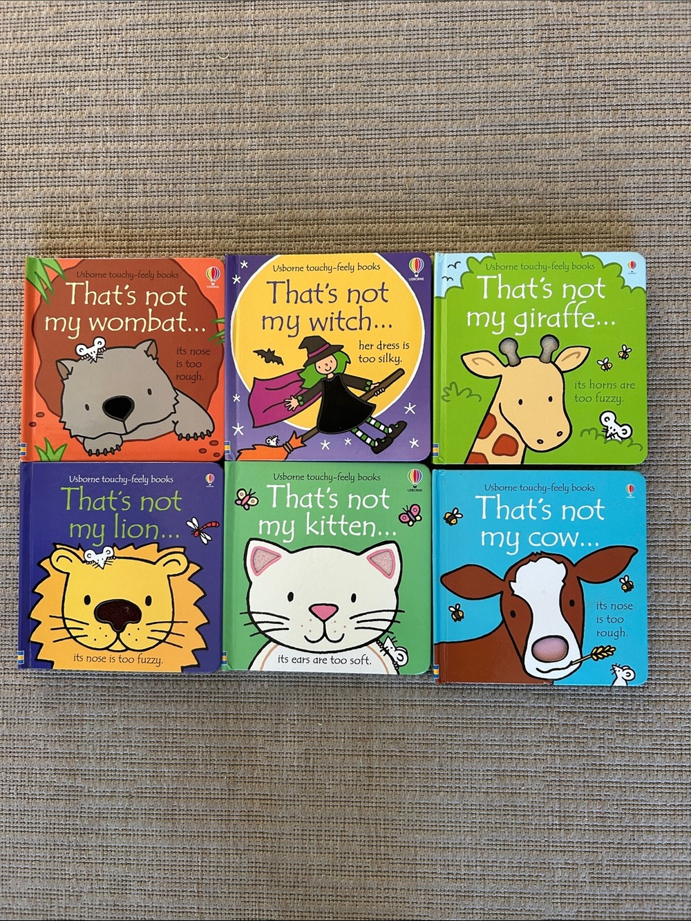 Usborne Touchy-Feely Books Set